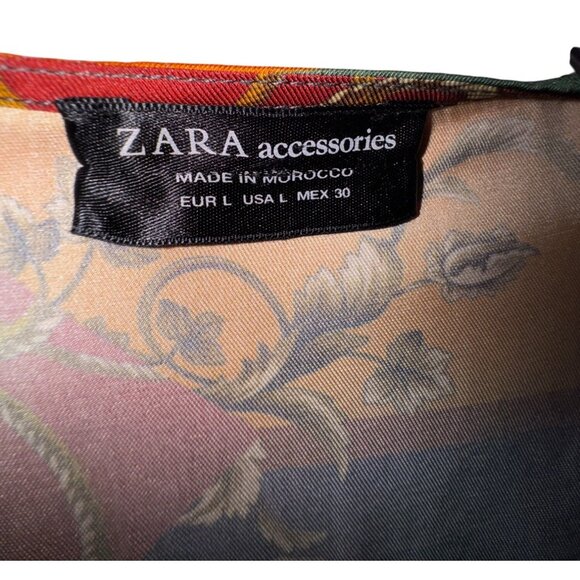 Zara Chain Print Long Sleeve Bodysuit Large Luxury Chain Royal Top Sexy Eighties - Picture 5 of 5